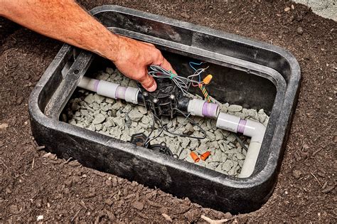 junction box for irrigation|above ground sprinkler valve box.